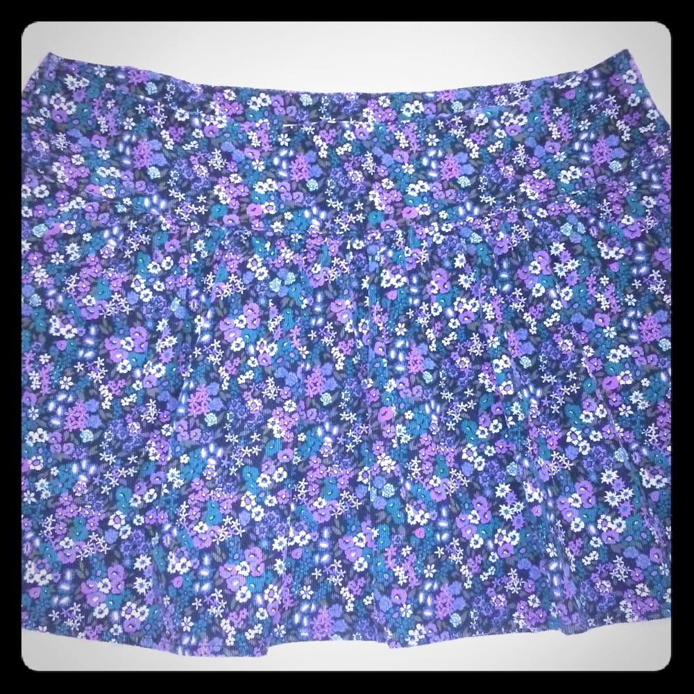 Aeropostale Floral Print Skirt Size Large